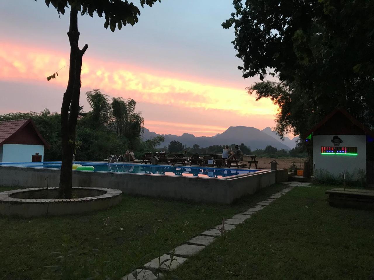 Jungle Paradise Vangvieng - Bungalows Vang Vieng Εξωτερικό φωτογραφία